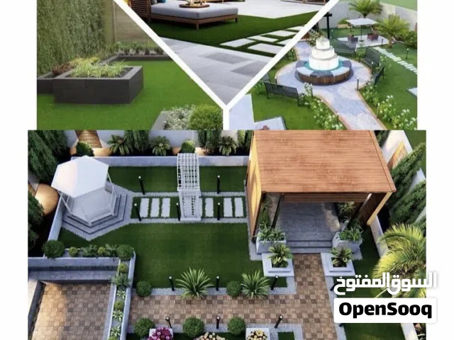 تنسيق حدائق وشلالات وديكورات  تصميم تنفيذ تميز