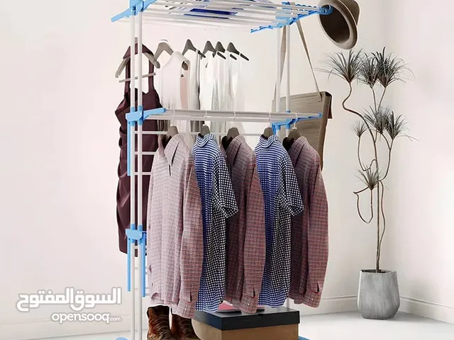 منشار ملابس حديد 3 دور قابل للطي