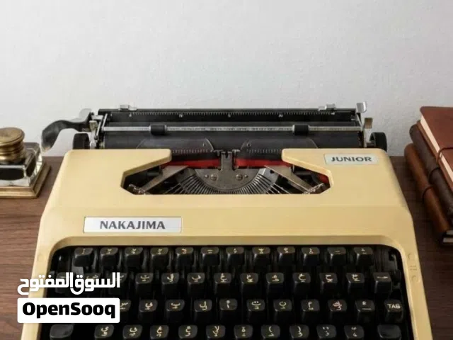 طابعه كلاسكيه من العصر القديم عمرها 100سنه من شركه   NAKAJIMA كتابه ناعمه فكتوريا من لانتيكات المميز