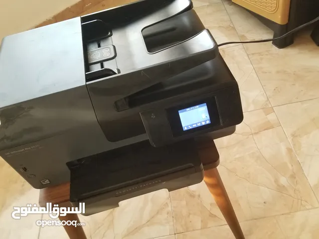 طابعة اسود مع سكانر وفاكس وحبر ويرلس لاسلكي 120 شيقل فقط