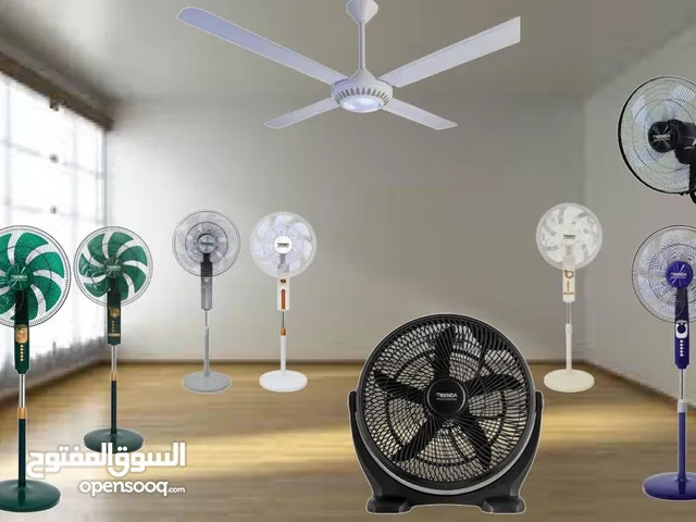 مروحة بوكس 12 انش بمحرك نحاس بالكامل و5 شفرات قوية من بي ناشونال بدون صووت