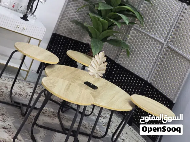 وصل الجديد يمّنا وبسعر يفرّح  طبلات خماسي أنيقة وعملية سطح خشب راقي + قاعدة حديد خماسي قوية