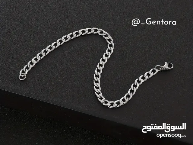 1pc Men's Minimalist Stainless Steel Chain Bracelet Men Jewelry