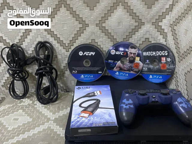 للبيع سوني 4 ون تيرا أمورها تمام ول انفتحت مع ثلالث سيديات وشحن جديد عليه ضمان ست شهور