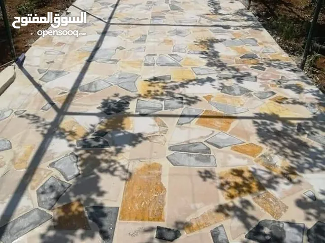 شحف حجر عازل للرطوبه المتر 5دنانير شامل المواد