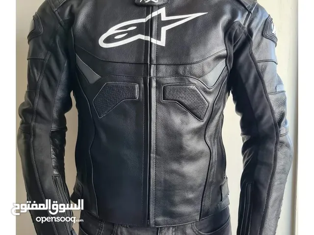 Alpinestar Motorcycle Motorbike Racing Leather Track Jacket Including CE Armours Installed