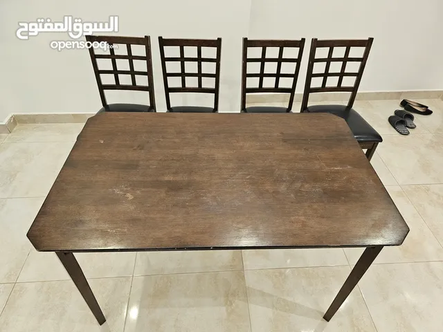 Dining Table + 4 Chairs (Made in Malaysia) – Used – Cheap