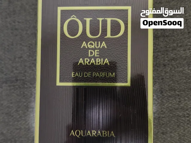 100ml bottle of the Almaraseem Oud Aqua De Arabia Eau De Parfum by Aquarabia.