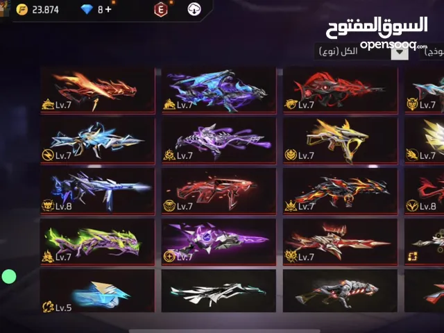Sakura free fire account with lots of maxed evos going for cheap price