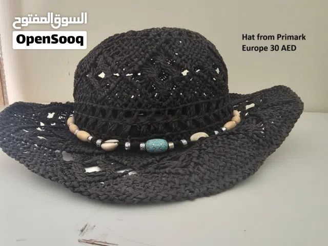 Hats all branded from Europe