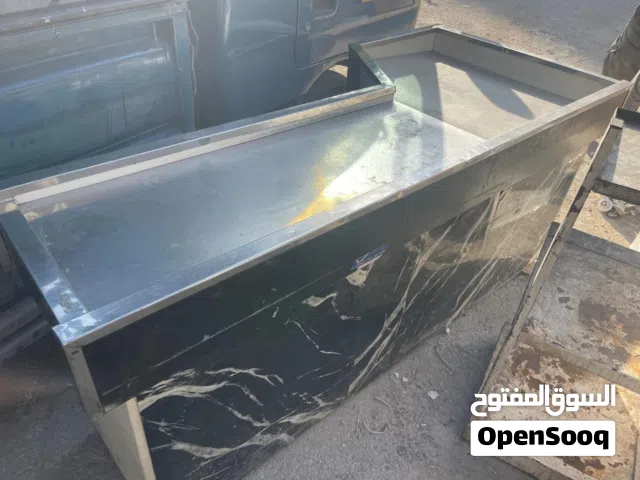 طاولة كاش ستايلس ستيل ناعم ثقيلة تفصيل نخب طاولة كاشير
