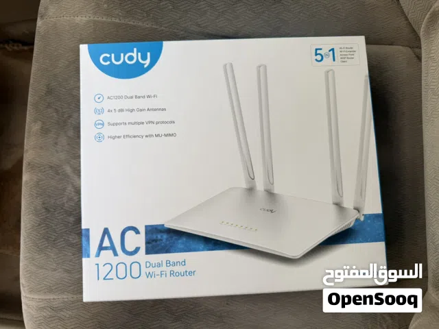 راوتر cudy جديد مستعمل 3 ساعات