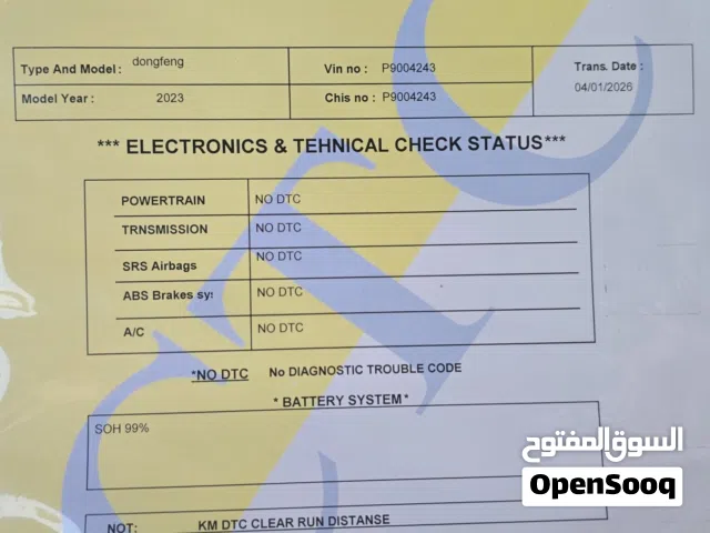 2023, دونج فينج, EX1