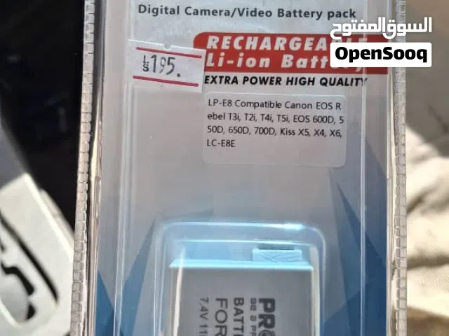 بطارية كاميرا كانون نوع LP-E8 .. كانون D600, D550,D650