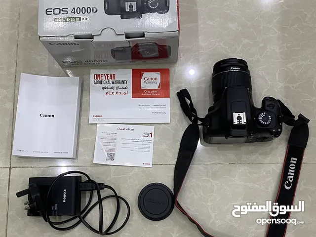 كمرت كانون D4000  فيها ضمان 6شهور