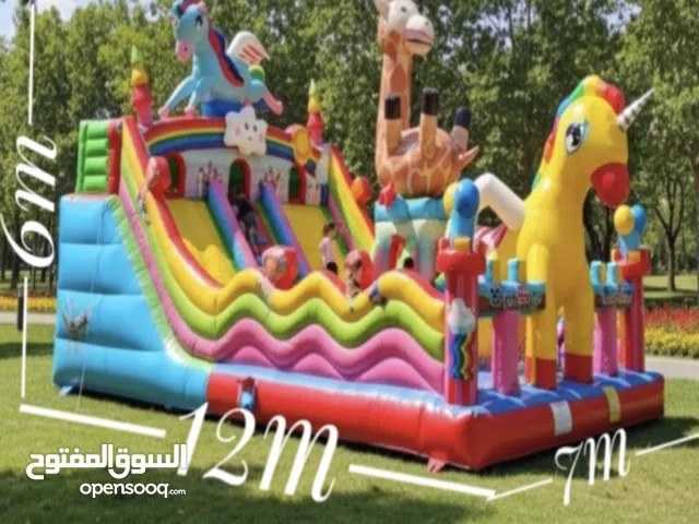 لعبة القلعه العملاقة 12 متر بسعر مغري