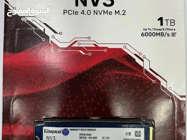 Kingston 1TB Gen4 NVMe NV3 6000MB