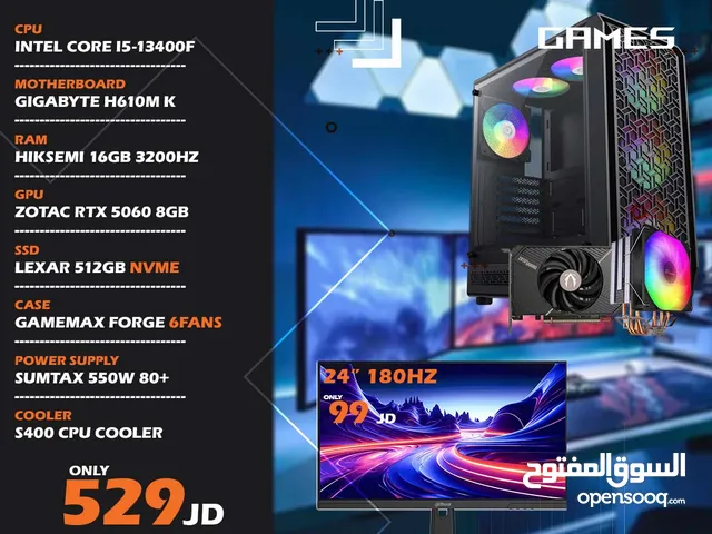 تجميعة كمبيوتر اي 5 جيل 13 - Gaming Pc i5 مكفولة والتسليم فوري