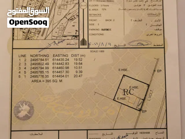 سكني تجاري للبيع  من المالك مباشرة عدد 2 منازل قديمة مؤجرة بدخل شهري 100 ريال عماني دكان خارجي