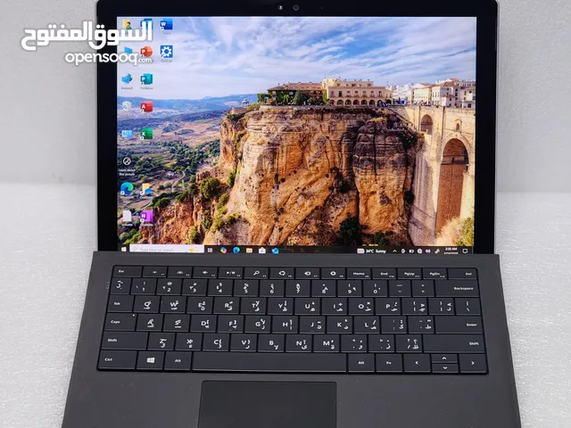MICROSOFT SURFACE PRO 4 6TH GENERATION 8GB RAM 512GB SSD TOUCHSCREEN AND DETACHABLE 2K RESOLUTION