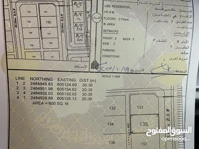 Residential Land for Sale in Al Sharqiya Sinaw