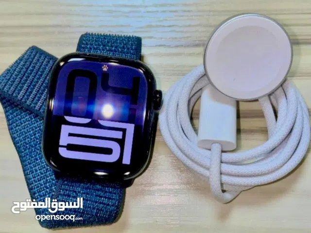 Apple Watch Series 10 GPS + Cellular 42mm Jet Black Aluminum Case With Ink Sport Loop