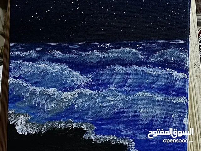 رسمه على لوحه كانفس