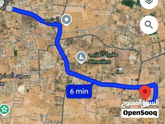 قطعة أرض في النشيع بالتحديد العزيب 78 سعر المتر