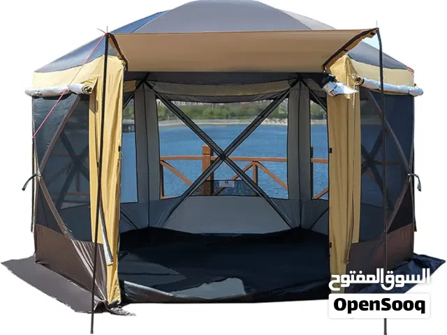 مخيم عائلي حجم كبير  مقاس2.25*م3.5*م3.5 ضد عوامل المناخ المتغيره مناسبه للاربعه الفصول المناخيه