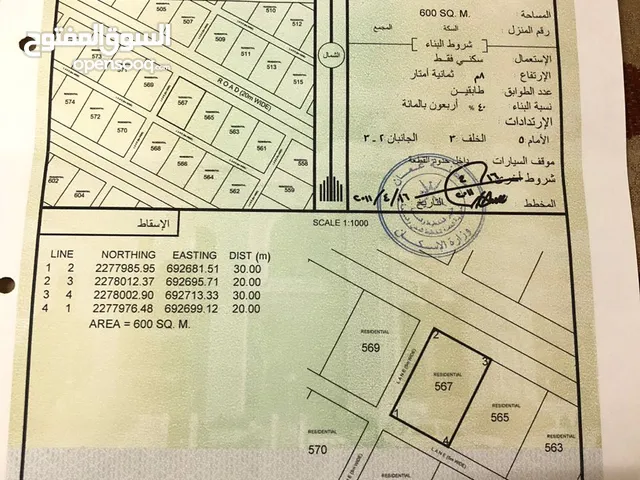 Mixed Use Land for Sale in Al Sharqiya Masira