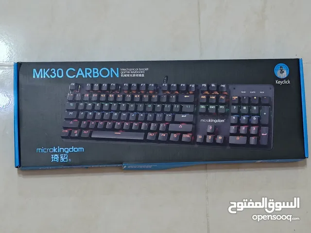 كيبورد ألعاب ميكانيكي MK30 CARBON من Microkingdom كيبورد للالعاب و العمل