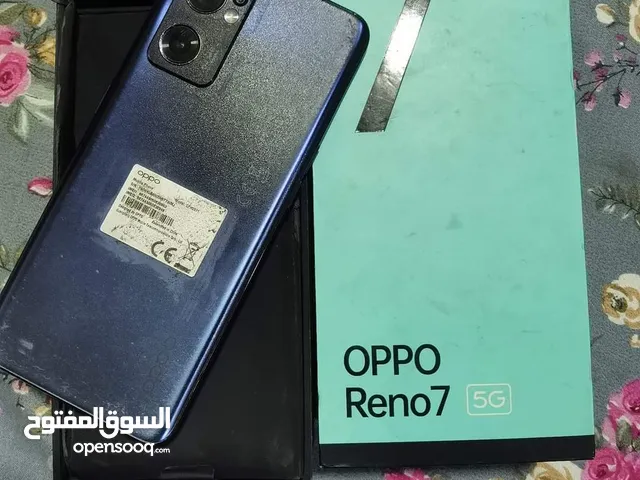 جهاز اوبو رينو 7 g5 مكفول من كلشي ذاكره 256 رام 8 قابل الزياده شاشه سوبر امويلد بصمه مدمجه بالشاشه م