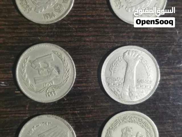 عملات تذكاريه و النسر لفئه الخمس قروش