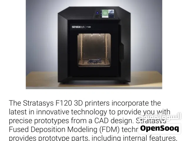 Stratasys F120 Industrial FDM 3D Printer with 10×10×10 in Build Volume, ABS-M30