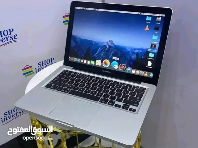 لابتوب ماك بوك بروو  إتسخدام بسيط جدا  مع شاحنه الأصلي وشنطته كور i5   8 رام هارد 500 ويندوز ماك بوك