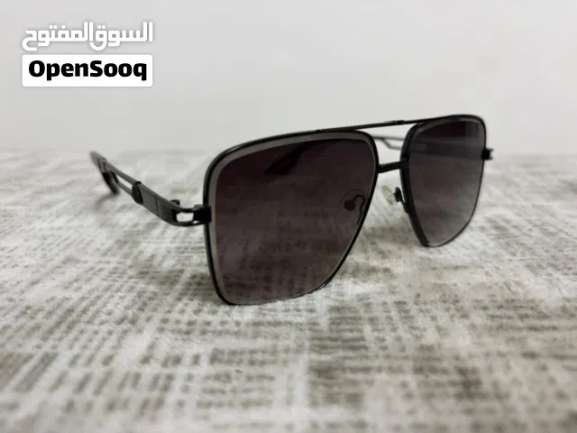 نظارة مايباخ جديدة لون اسود ملوكي يوجد نقطة في العدسة