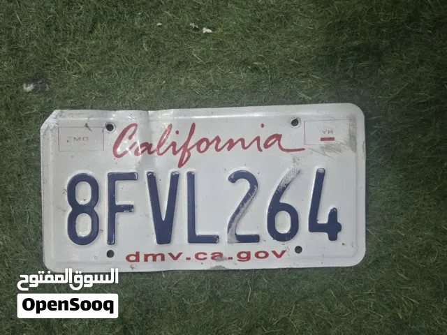 Vintage California Number plate showpiece