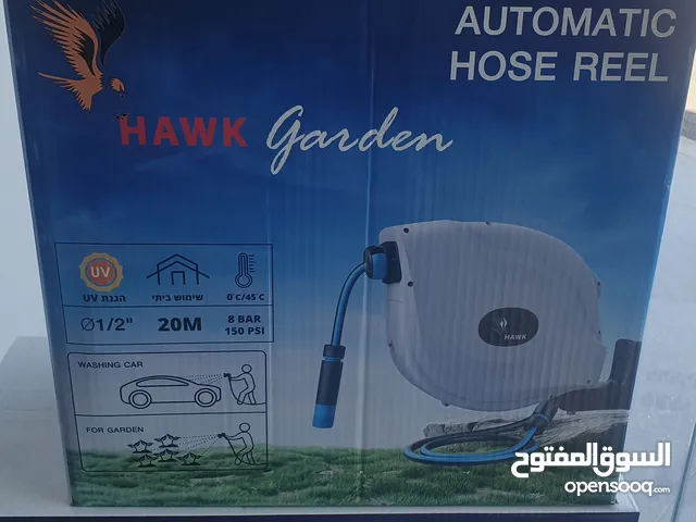 بربيج ماء للحديقة مع بكرة ماء