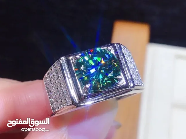 Moissanite diamond ring خاتم unisex