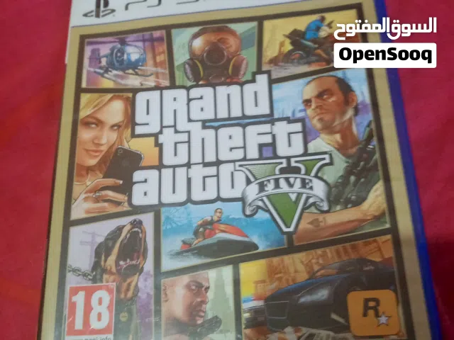 سيدي GTA 5 نسخة بلايستيشن 5 للبيع مستعمل على حالة الوكالة فش ولا خدش كانه جديد