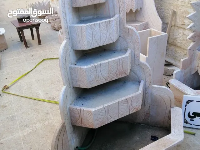 شلالات ،نوافير و أحواض زريعة حجر ورخام قارمات ما شاء الله