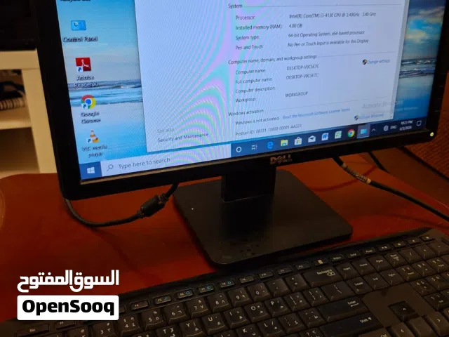 Dell computer and monitor with printer