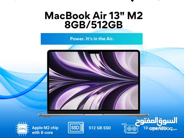 MacBook Air 13" M2 512GB ماك بوك اير