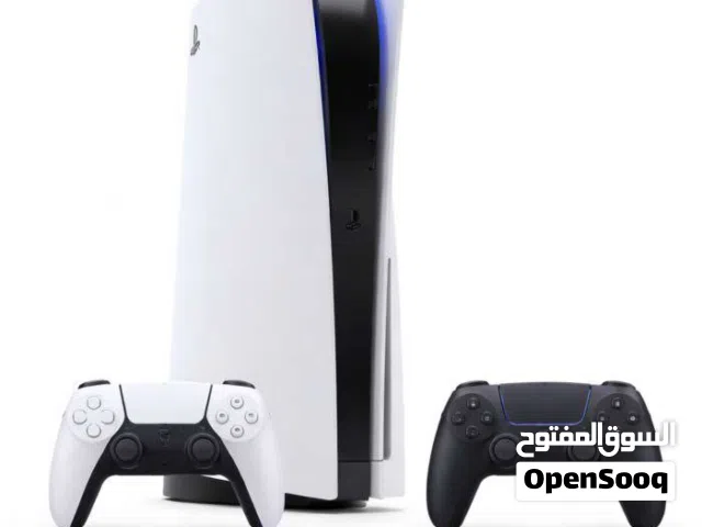 ps5 slim  مع زوز يدين استعمال بسيط