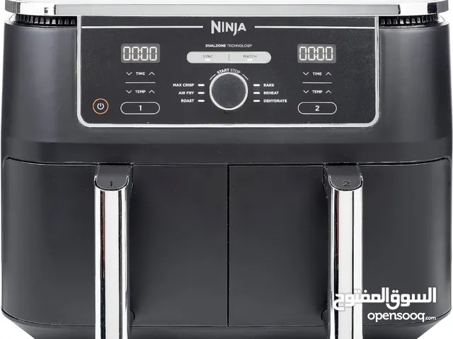 Ninja Foodi Max Dual Zone Air Fryer 2470W Black, 9.5L,