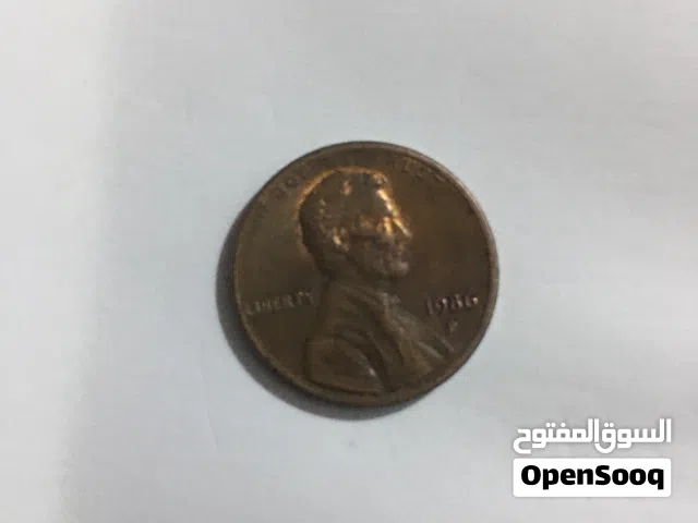 عملة اصلية امريكيه 1 سنت فرانكلين الامريكى