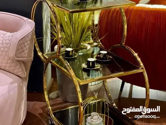 ,طاولات معدن بلور طباعه