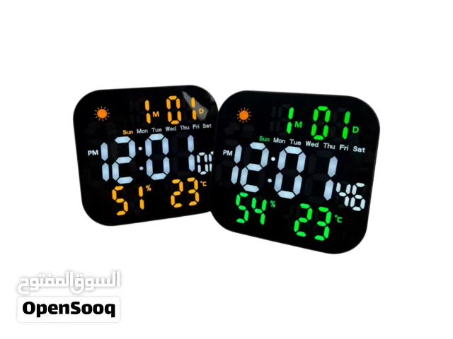 ساعه رقميه جداريه