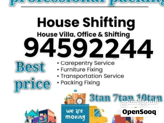 House shifting service villa Office shifting furniture fixed All Oman