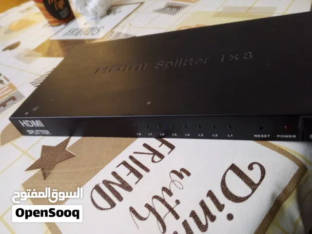موزع 8 مداخل hdmi لتحويل شاشة العرض على جميع الأجهزة دقة عالية صوت وصورة  مناسب للمنازل والمحلات